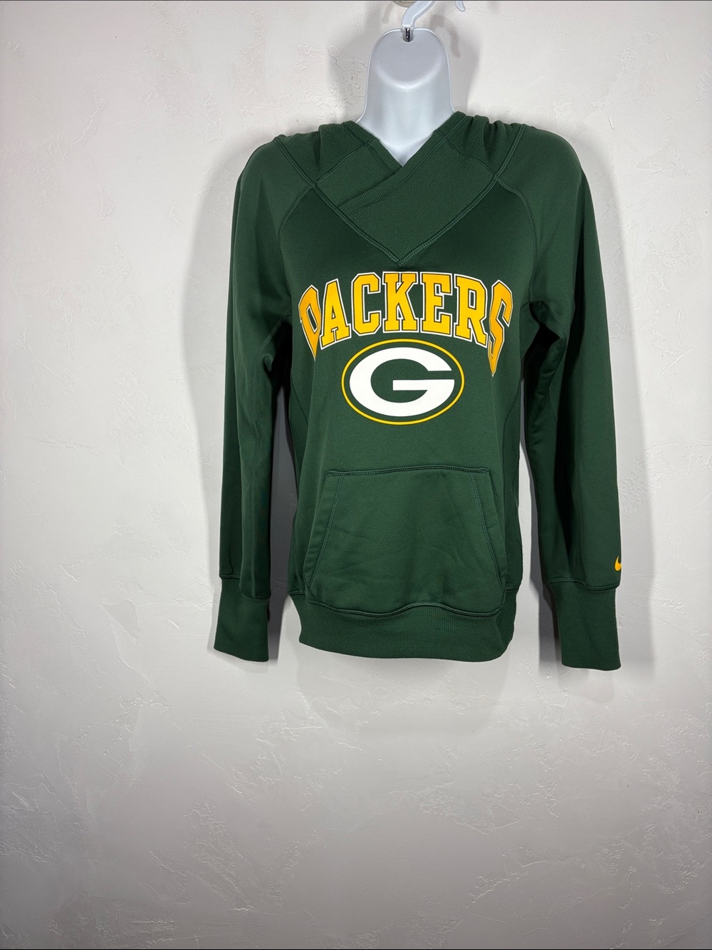 Nike NFL Green Bay Packers Hooded Sweatshirt size small